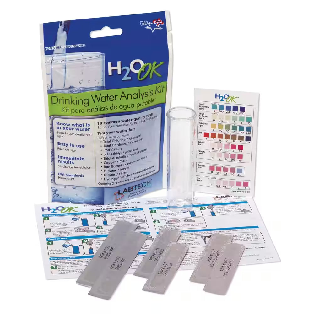 H2O OK Drinking Water Analysis Test Kit