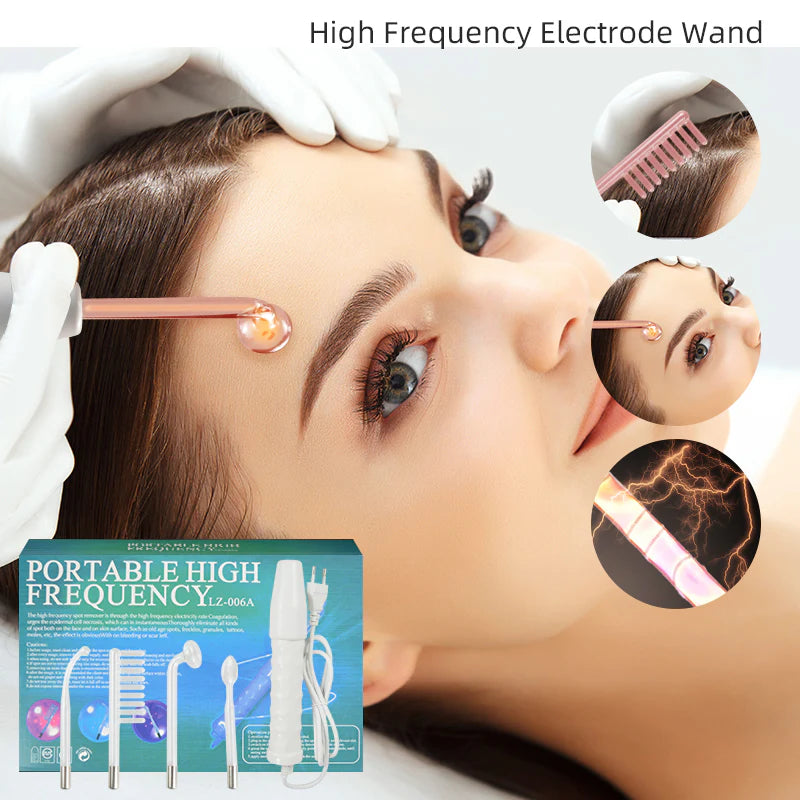 High Frequency Skin Therapy Wand 4 in 1